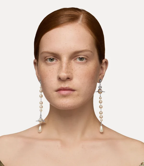 Vivienne Westwood Broken Pearl Earrings | Women Earrings | Classic Styles