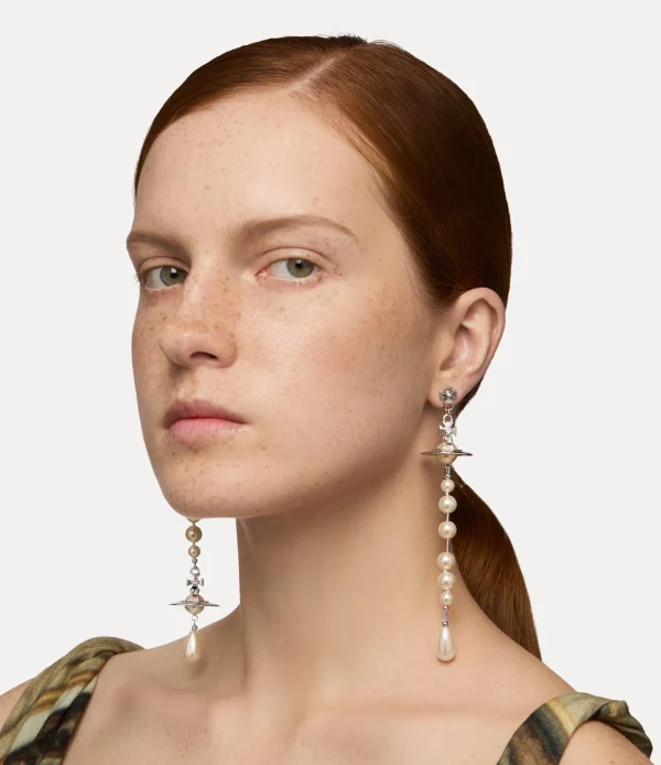 Vivienne Westwood Broken Pearl Earrings | Women Earrings | Classic Styles