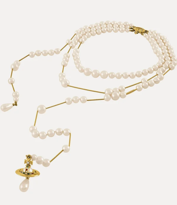 Vivienne Westwood Broken Pearl Necklace | Women Necklaces | Classic Styles