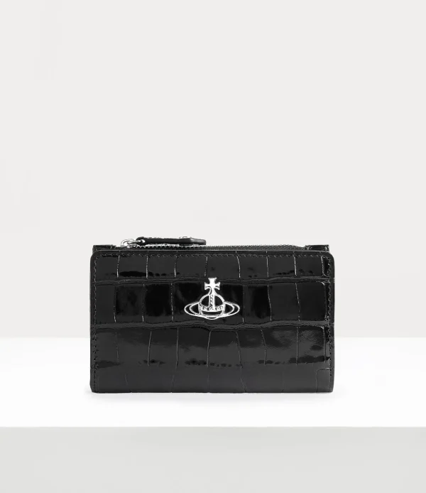 Vivienne Westwood Crocodile Slim Flap Card Holder | Women Wallets | Wallets And Purses
