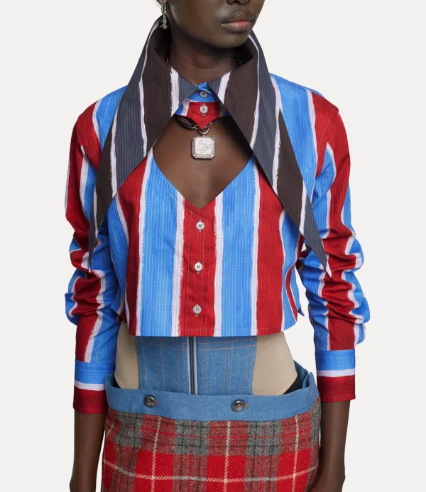 Vivienne Westwood Cut Off Heart Shirt | Women Tops And Shirts