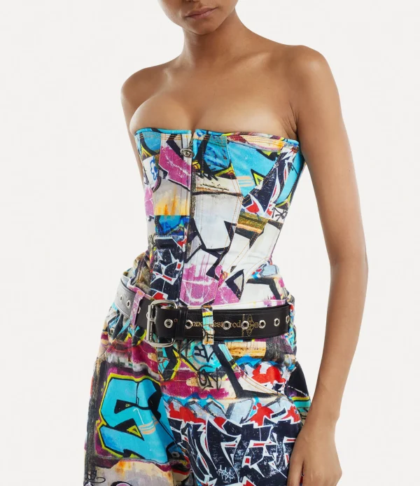 Vivienne Westwood Denim Cobrax Corset | Women Corsets | Tops And Shirts