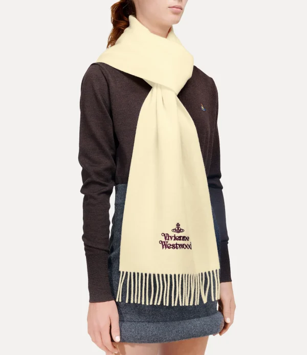 Vivienne Westwood Embroidered Scarf | Women Scarves And Ponchos | Scarves And Ponchos