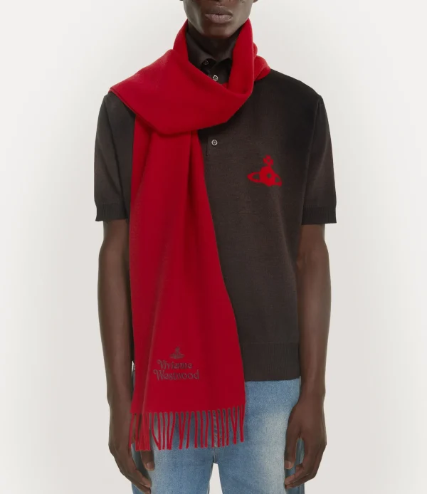 Vivienne Westwood Embroidered Scarf | Women Scarves And Ponchos | Scarves And Ponchos