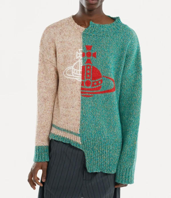 Vivienne Westwood Half & Half Jumper | Women Knitwear And Sweatshirts | Sweatshirts And T-Shirts