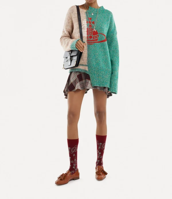 Vivienne Westwood Half & Half Jumper | Women Knitwear And Sweatshirts | Sweatshirts And T-Shirts