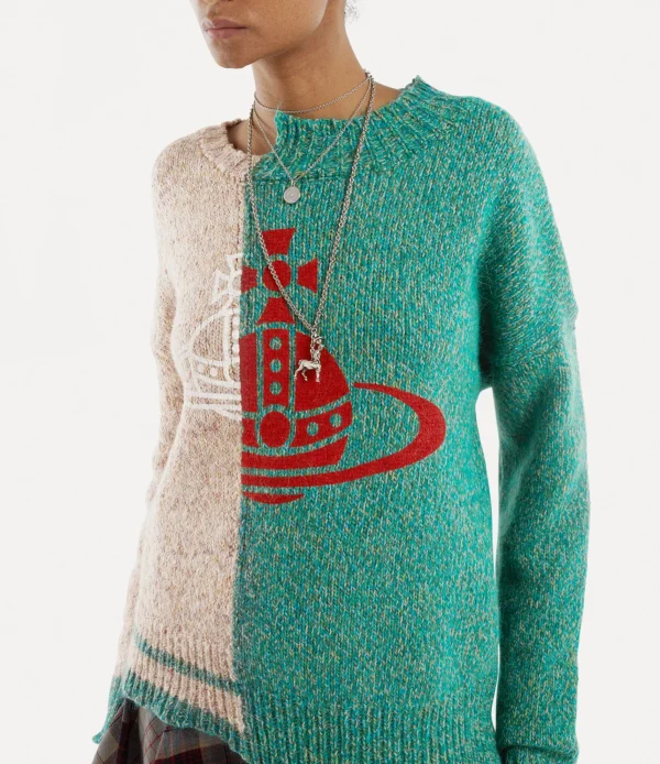 Vivienne Westwood Half & Half Jumper | Women Knitwear And Sweatshirts | Sweatshirts And T-Shirts
