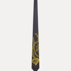 Vivienne Westwood Heart And Chain Tie 8.5cm | Ties And Handkerchiefs
