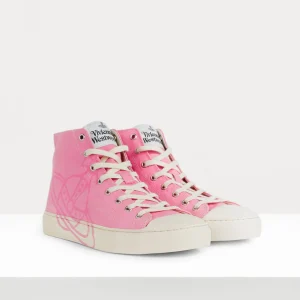Vivienne Westwood High Top Canvas Plimsoll | Women Trainers