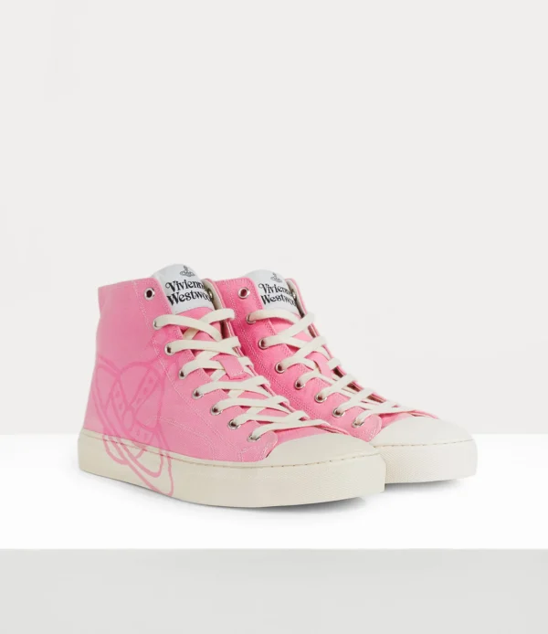 Vivienne Westwood High Top Canvas Plimsoll | Women Trainers