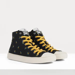 Vivienne Westwood High Top Canvas Plimsoll | Trainers