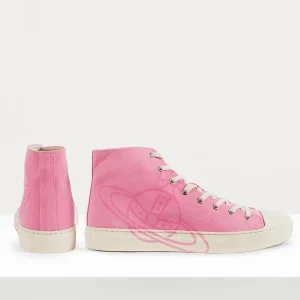 Vivienne Westwood High Top Canvas Plimsoll | Women Trainers