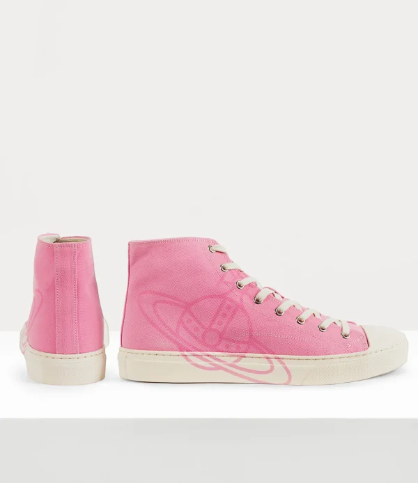 Vivienne Westwood High Top Canvas Plimsoll | Women Trainers