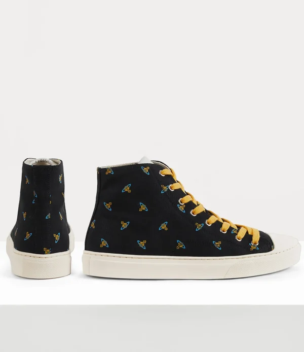 Vivienne Westwood High Top Canvas Plimsoll | Trainers