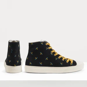 Vivienne Westwood High Top Canvas Plimsoll | Women Trainers