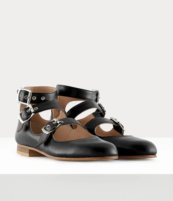 Vivienne Westwood Roman Three Strap Sandal | Women Sandals | Flats