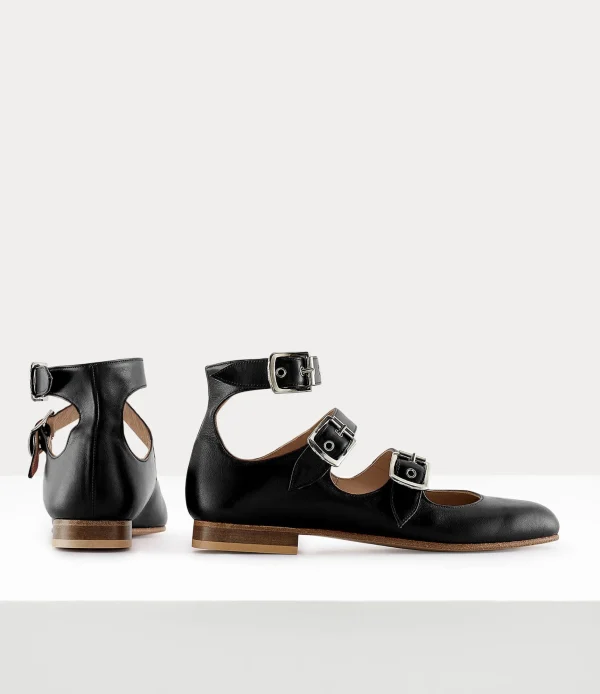 Vivienne Westwood Roman Three Strap Sandal | Women Sandals | Flats