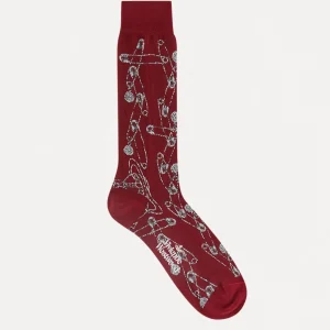 Vivienne Westwood Safety Pin Sock | Women Socks | Socks And Tights