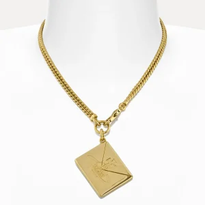 Vivienne Westwood Valentine's Envelope Necklace | Women Necklaces | Classic Styles